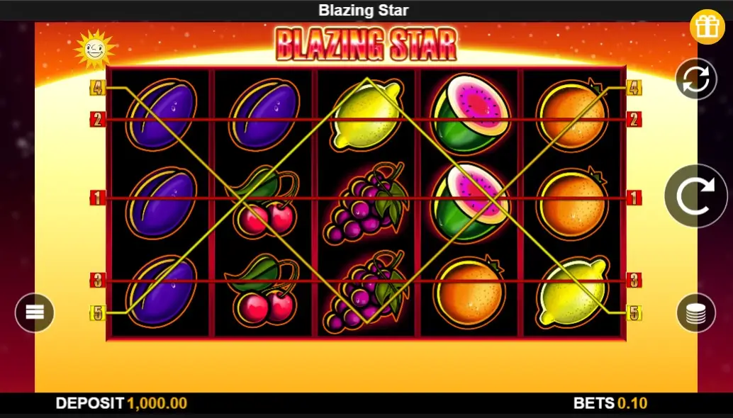 Blazing Star Slot Übersicht